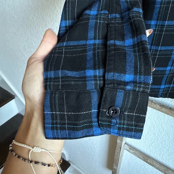 Element button down flannel boys sz: Large - Picture 4 of 6